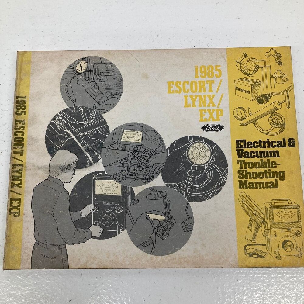Escort Lynx EXP Electrical Vacuum Troubleshooting Ford 1985
